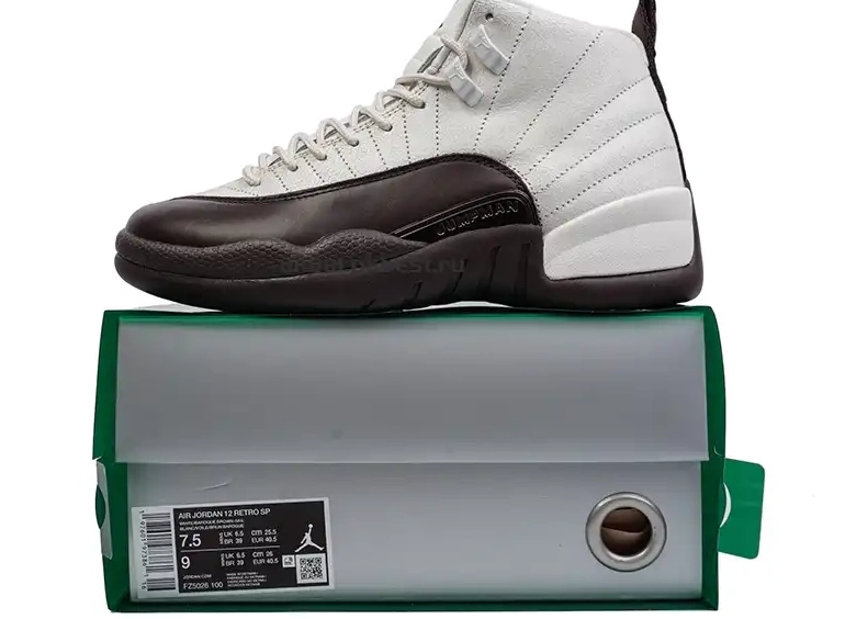 Jordan x GOD SoleFly and READY black 12 White SHIP Air Jordan MATERIALS TO PK RETAIL 0606